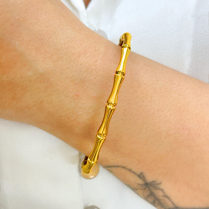 Gold Bamboo bracelet